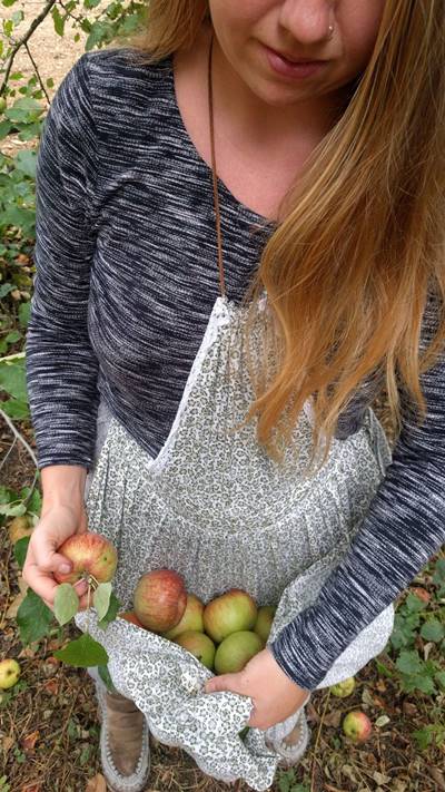 Nikki met appels